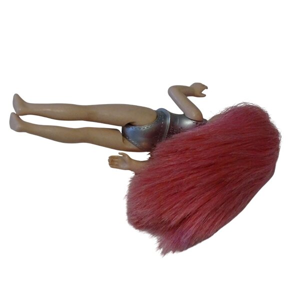 Barbie Rock N Royals Chelsea Doll Pink Hair Silver Outfit Mattel 2014 5.5 in - Picture 3 of 5